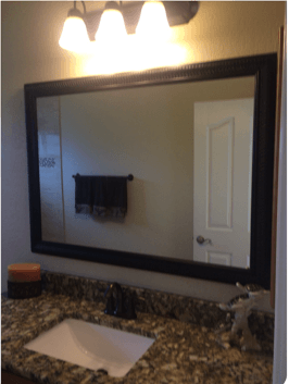 beveled and polished glass and mirror